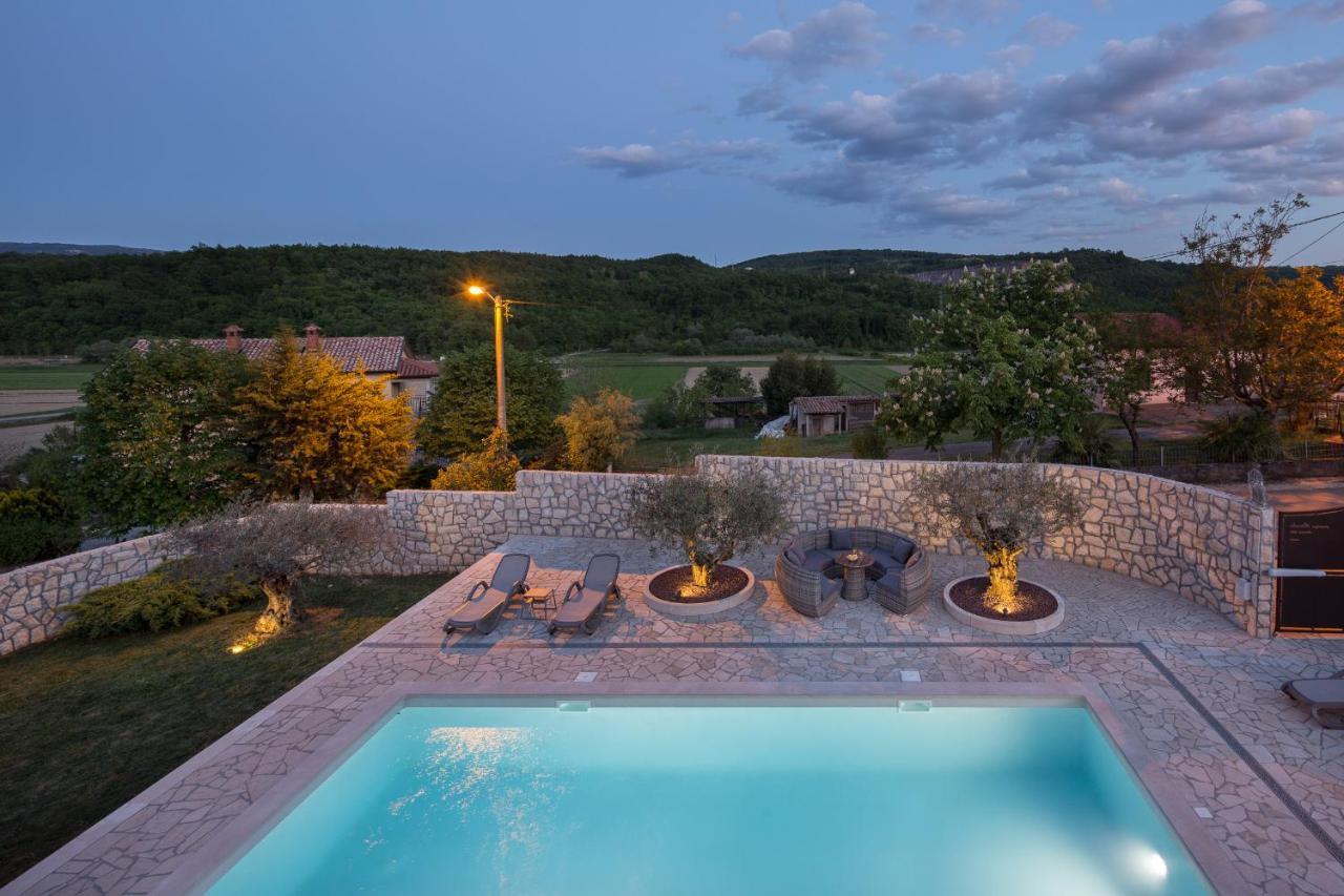 Villa Vesna With Sauna, Hot Tub Potpićan Εξωτερικό φωτογραφία